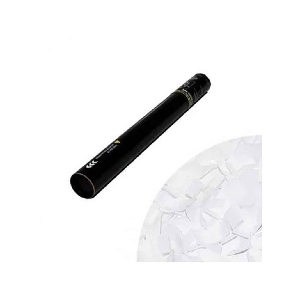 Cañón Confeti Ecológico Papel de Arroz Blanco