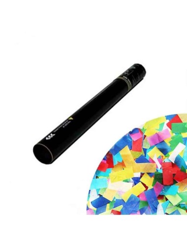 Cañón Confeti Ecológico Papel de Arroz Blanco