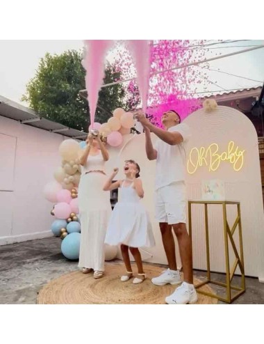 Extintor holi colores gender reveal