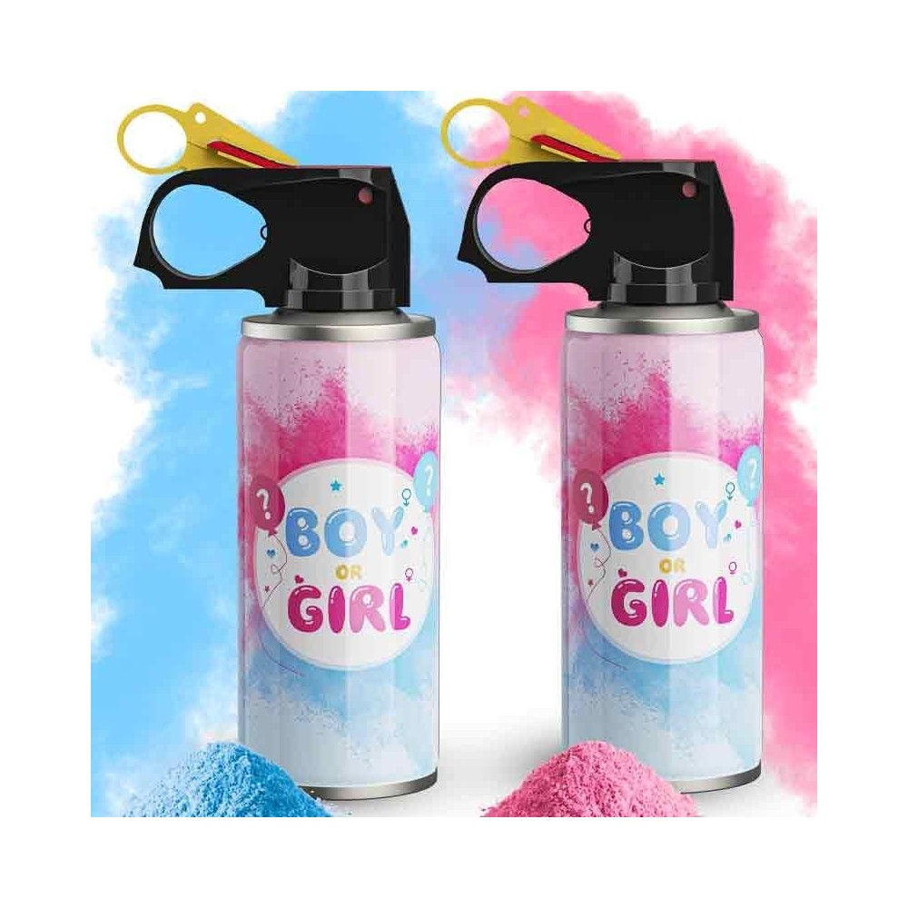 Extintor holi colores gender reveal