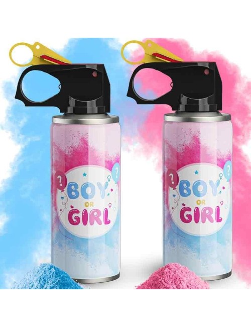 Extintor holi colores gender reveal
