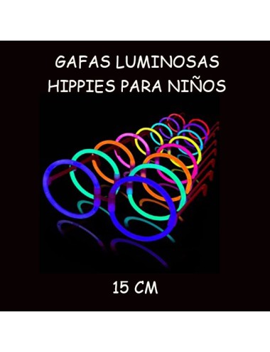 GAFAS LUMINOSAS HIPPIES PARA NIÑOS