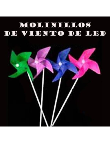 MOLINILLOS DE VIENTO DE LED