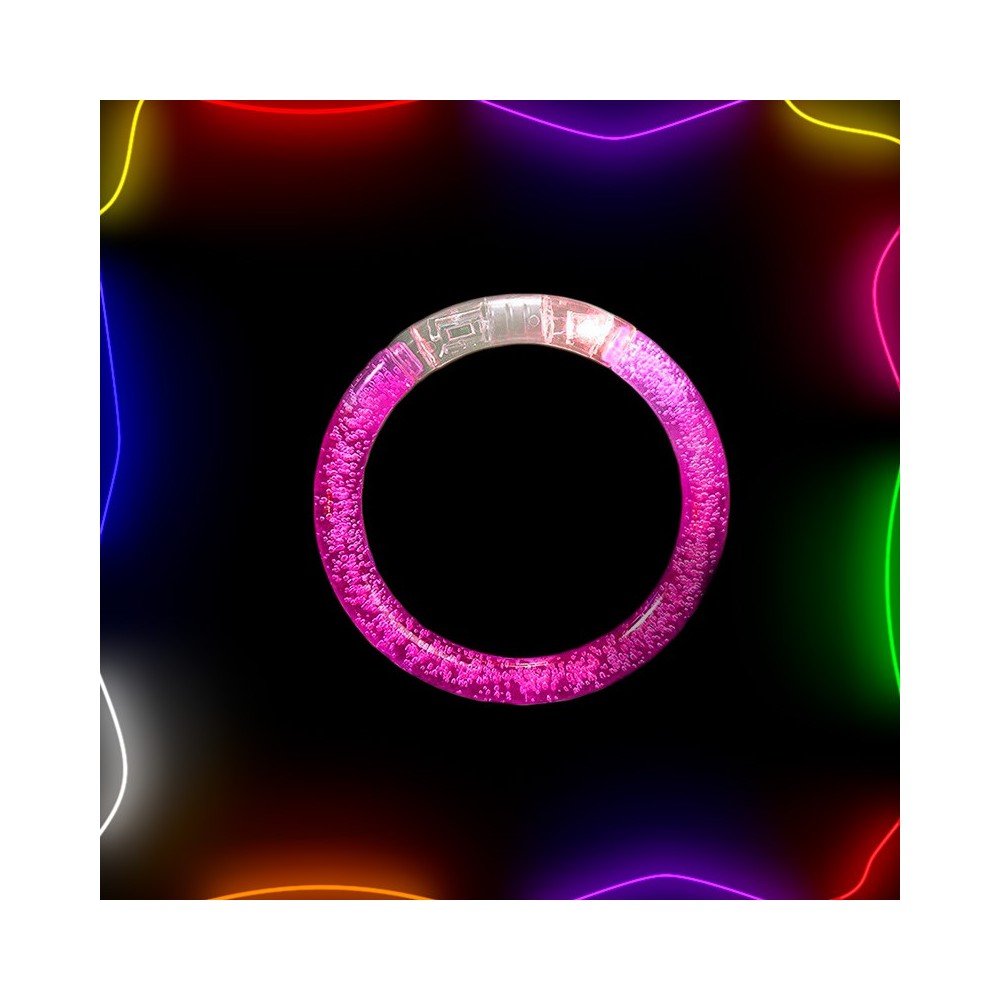 Pulseras Led rosas