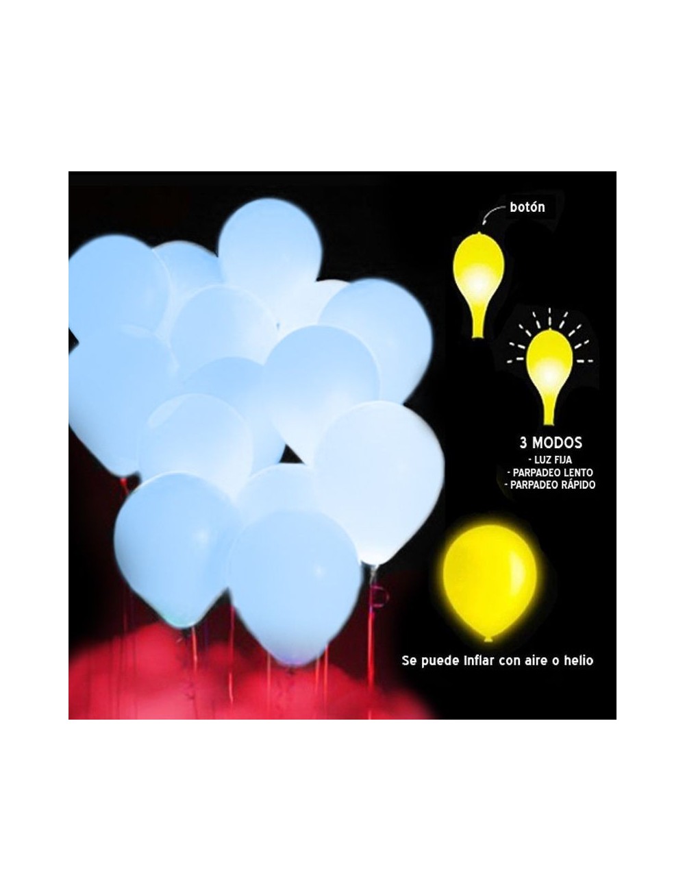 Pack Fiesta del Semáforo con Cubitos de Hielo Luminosos