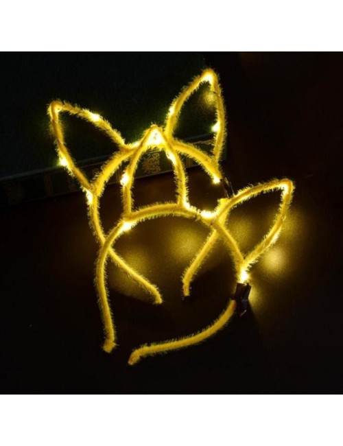 Pendientes fluorescentes largos y horquillas luminosas