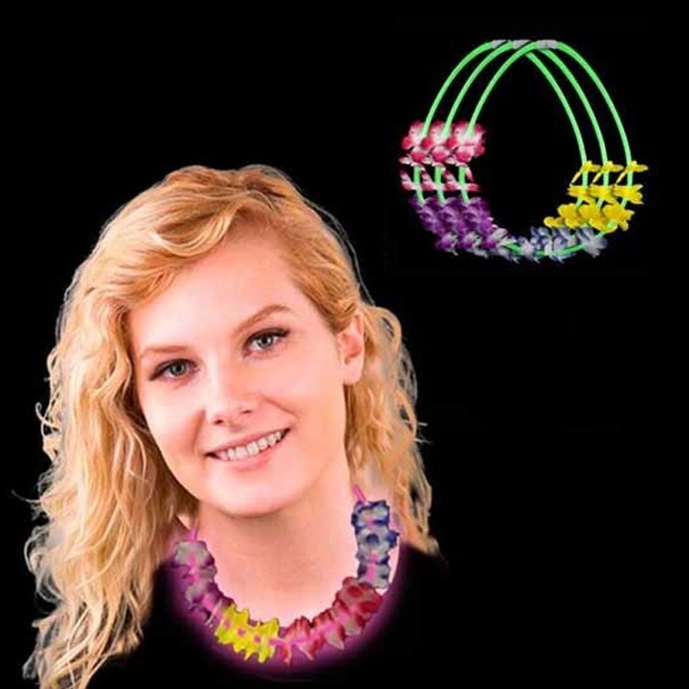 Collar Hawaiano Luminoso