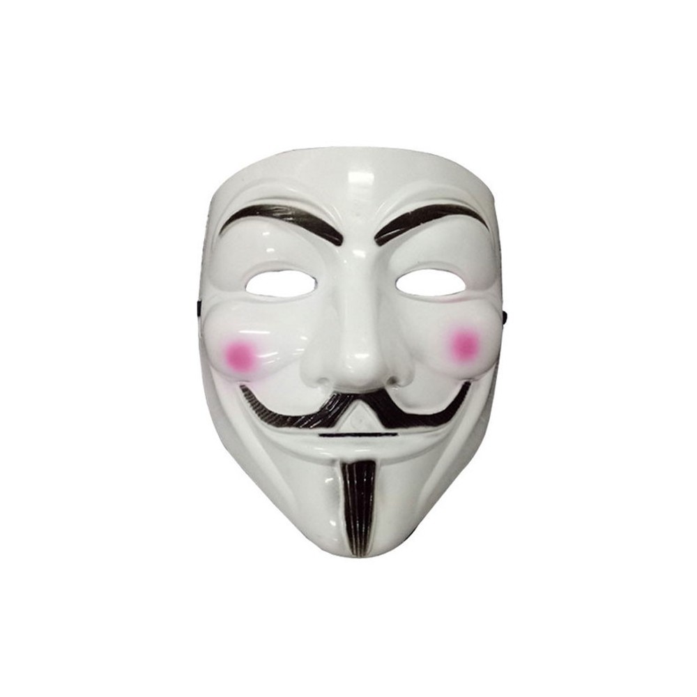 Mascara V de Vendetta -Anonymous blanca