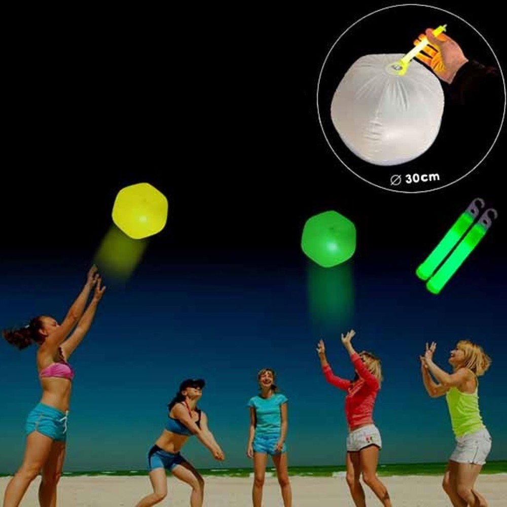 Pelota de playa luminosa
