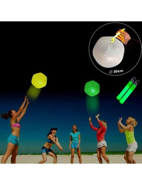 Pelota de playa luminosa