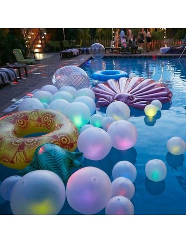 Pelota de playa luminosa