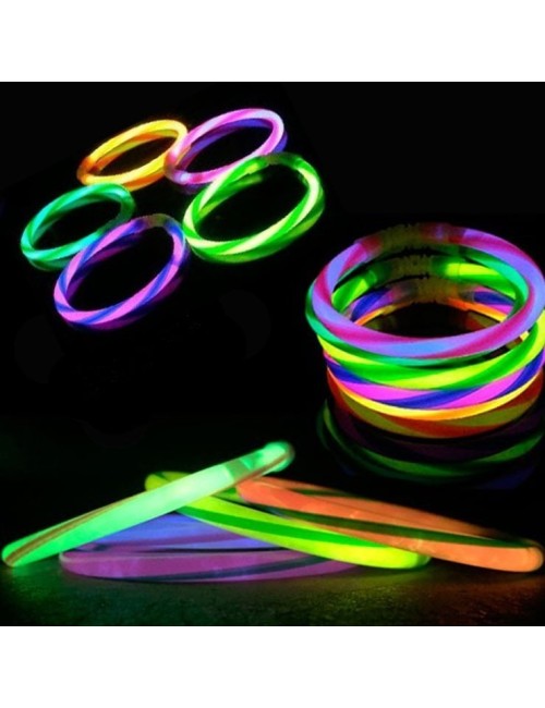 pulseras luminosas regaliz fluorescentes
