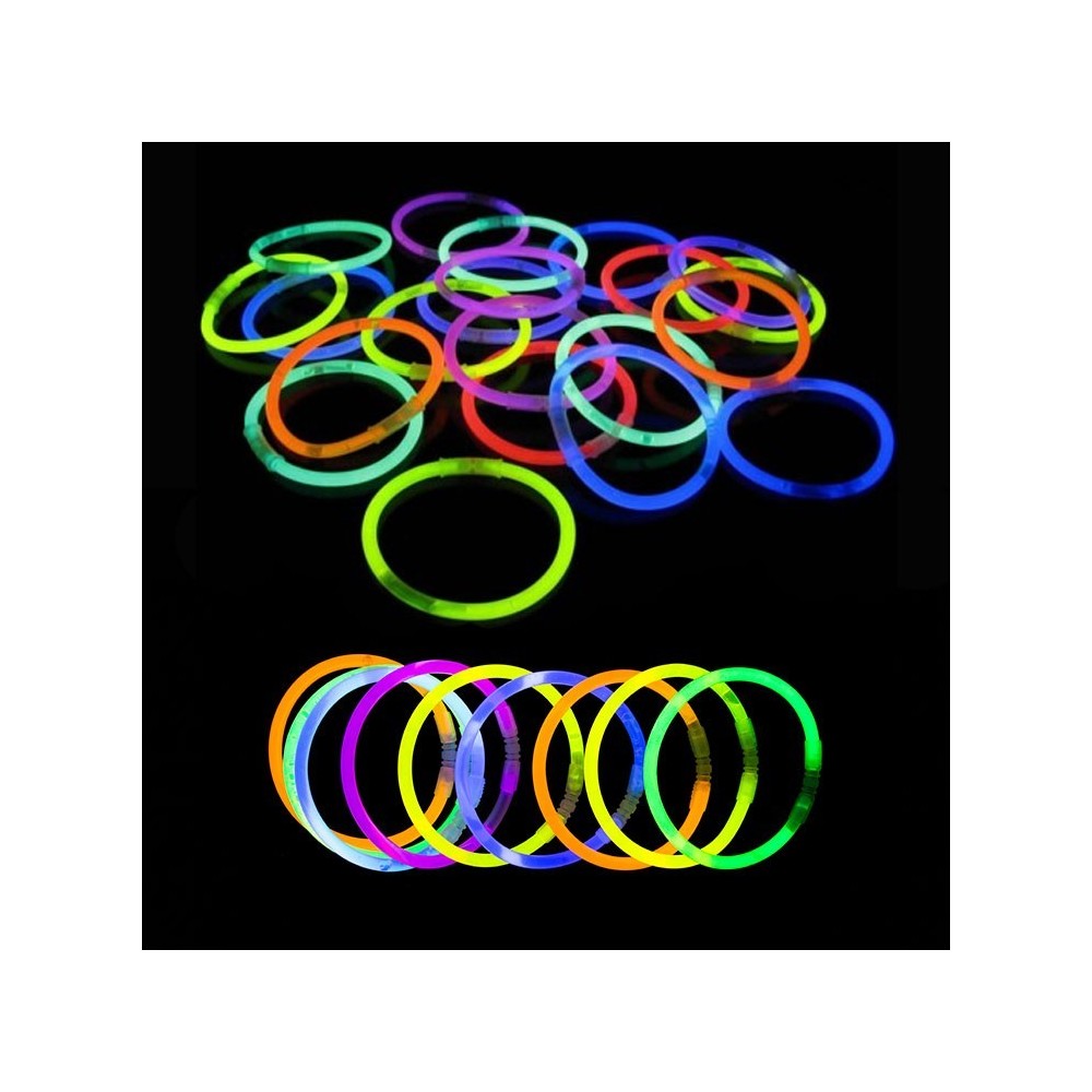 pulseras luminosas fluorescentes
