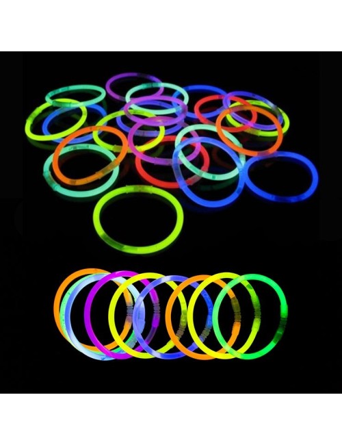 pulseras luminosas fluorescentes