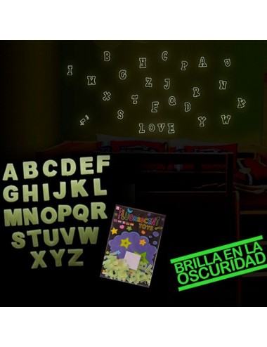 Letras fluorescentes