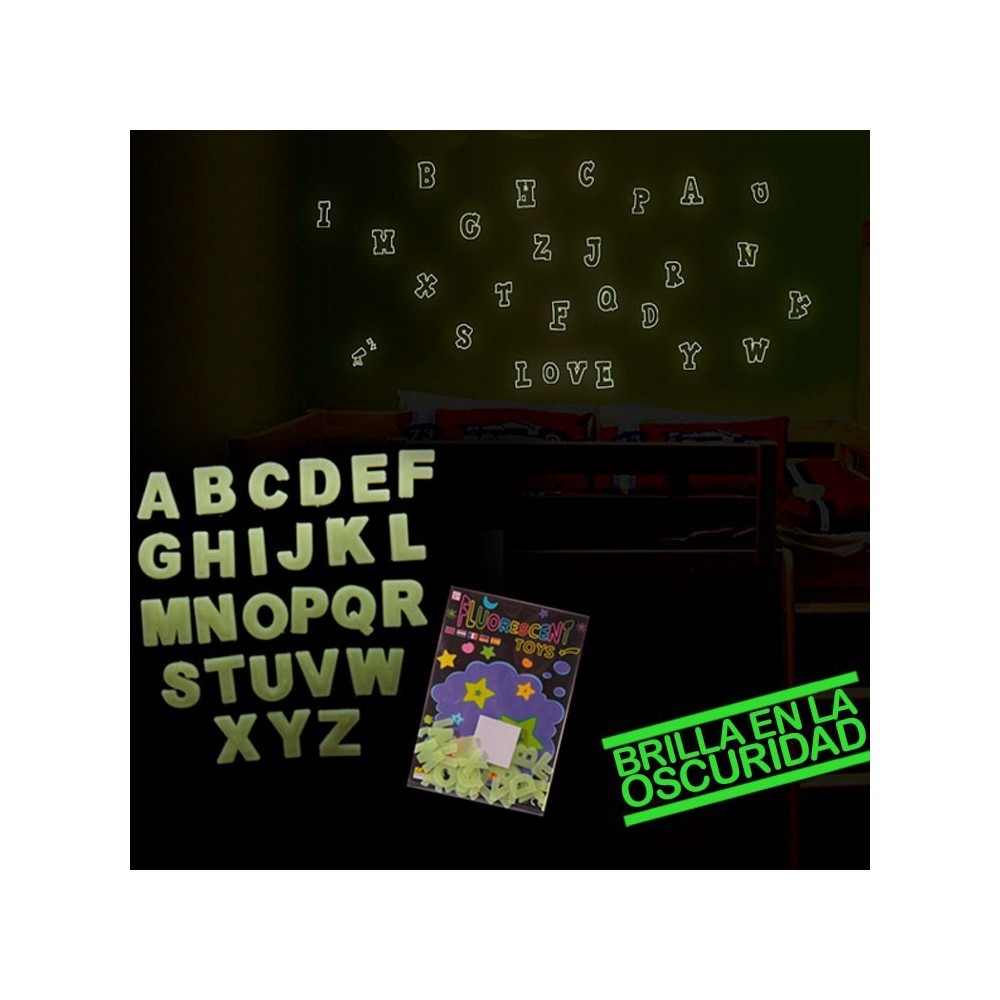 Letras fluorescentes