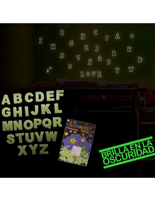 Letras fluorescentes