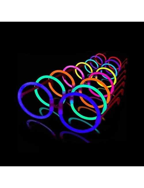 Gafas luminosas redondas