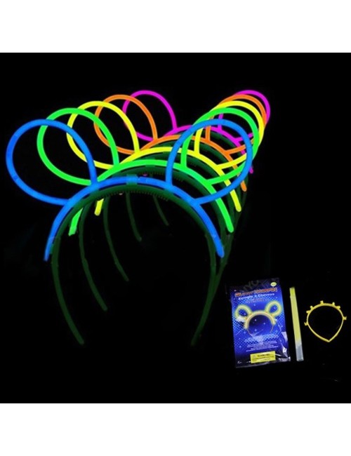 Diadema fluorescente orejas