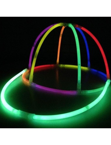 Gorras luminosas fluorescentes
