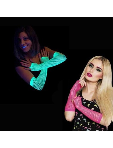 Guantes Rejilla Fluorescente