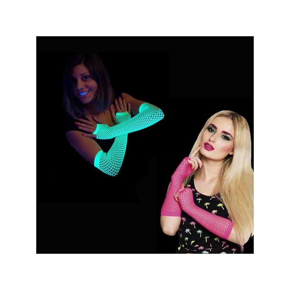 Guantes Rejilla Fluorescente