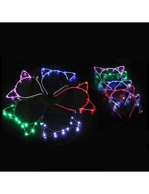 Diadema LED Orejas de Gato