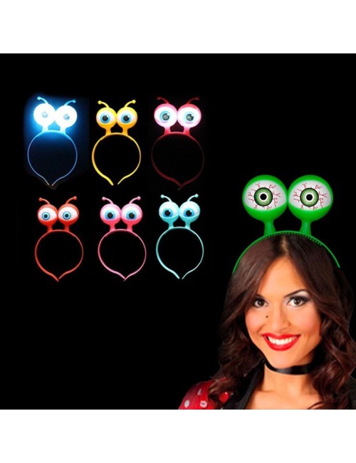 Diadema Luminosa Ojos Alien LED